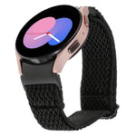 Cinturino per orologio in nylon intrecciato a onde, For Samsung Galaxy Watch6/6 Classic/5/5 Pro