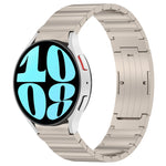 Cinturino per orologio in metallo con una perla stile pulsante, For Samsung Galaxy Watch6/6 Classic/5/5 Pro