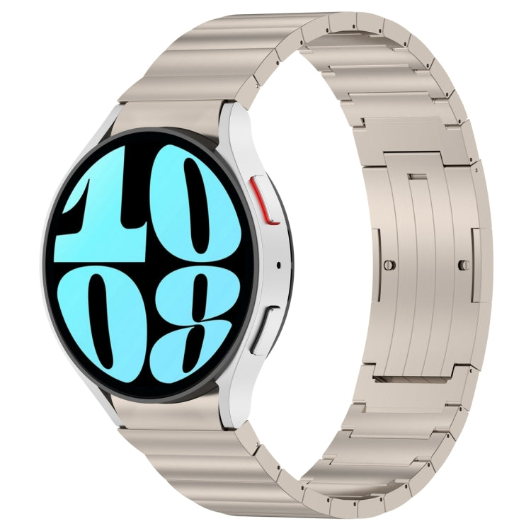Cinturino per orologio in metallo con una perla stile pulsante, For Samsung Galaxy Watch6/6 Classic/5/5 Pro