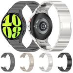Cinturino per orologio in metallo con una perla stile pulsante, For Samsung Galaxy Watch6/6 Classic/5/5 Pro
