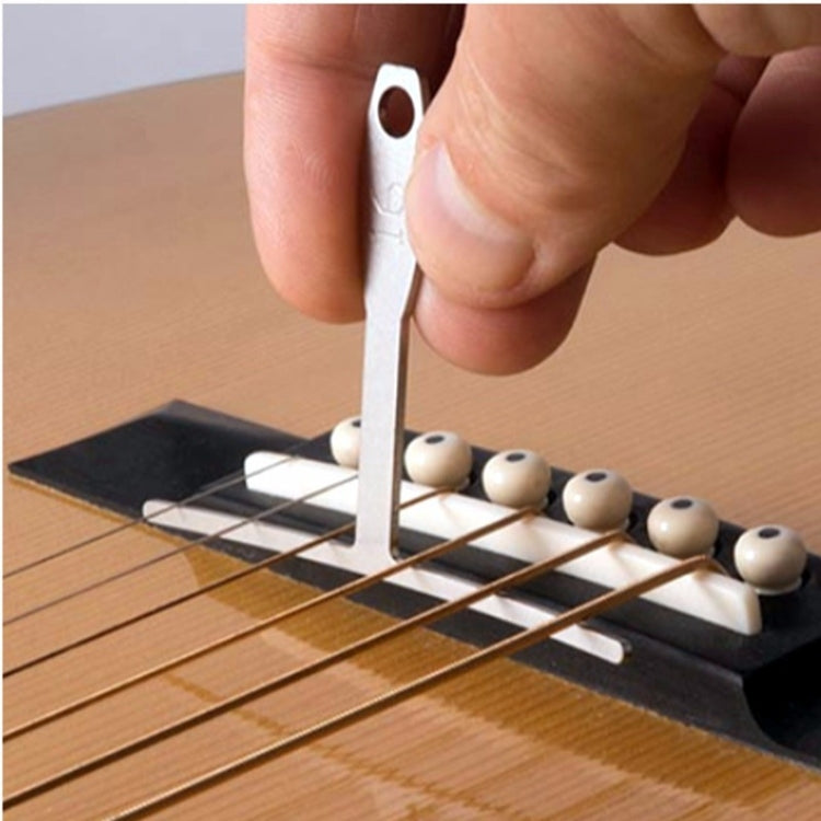 Righello a forma di T per chitarra 9 in 1, tastiera sul manico, radiante dei tasti, radiante delle corde, calibro di misurazione regolabile, 9 in 1 Guitar T Ruler