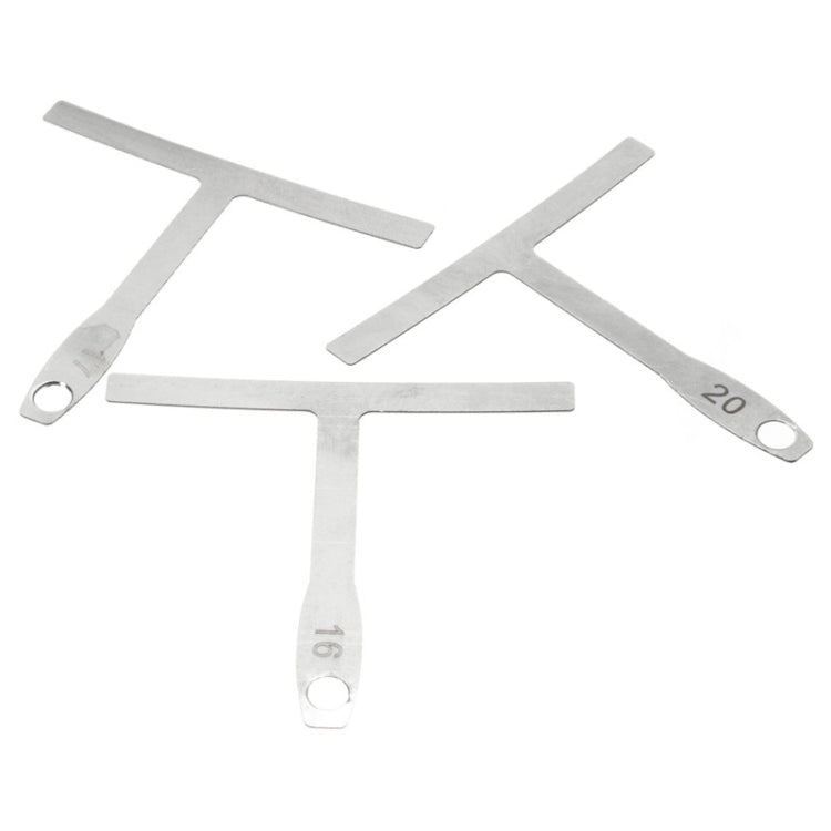 Righello a T 9 in 1 per chitarra in metallo