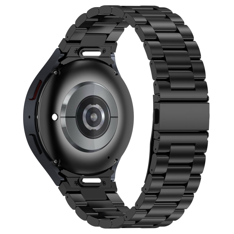 Cinturino per orologio in metallo a tre perline stile pulsante, For Samsung Galaxy Watch6/6 Classic/5/5 Pro
