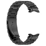 Cinturino per orologio in metallo a tre perline stile pulsante, For Samsung Galaxy Watch6/6 Classic/5/5 Pro