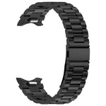 Cinturino per orologio in metallo a tre perline stile pulsante, For Samsung Galaxy Watch6/6 Classic/5/5 Pro