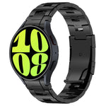 Cinturino per orologio in metallo in acciaio al titanio stile pulsante, For Samsung Galaxy Watch6/6 Classic/5/5 Pro