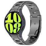 Cinturino per orologio in metallo in acciaio al titanio stile pulsante, For Samsung Galaxy Watch6/6 Classic/5/5 Pro