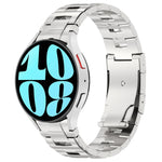 Cinturino per orologio in metallo in acciaio al titanio stile pulsante, For Samsung Galaxy Watch6/6 Classic/5/5 Pro