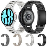 Cinturino per orologio in metallo in acciaio al titanio stile pulsante, For Samsung Galaxy Watch6/6 Classic/5/5 Pro