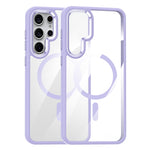 Custodia per telefono per PC altamente trasparente MagSafe anti-impronte, For Samsung Galaxy S25 5G, For Samsung Galaxy S25+ 5G, For Samsung Galaxy S25 Ultra 5G, For Samsung Galaxy S24 Ultra 5G, For Samsung Galaxy S24+ 5G