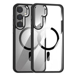 Custodia per telefono per PC altamente trasparente MagSafe anti-impronte, For Samsung Galaxy S25 5G, For Samsung Galaxy S25+ 5G, For Samsung Galaxy S25 Ultra 5G, For Samsung Galaxy S24 Ultra 5G, For Samsung Galaxy S24+ 5G