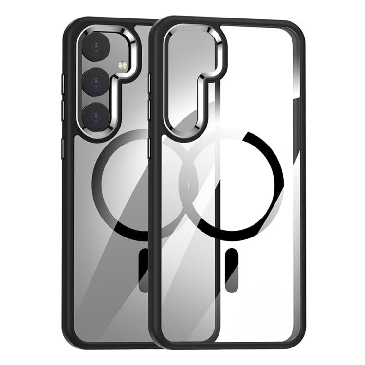 Custodia per telefono per PC altamente trasparente MagSafe anti-impronte, For Samsung Galaxy S25 5G, For Samsung Galaxy S25+ 5G, For Samsung Galaxy S25 Ultra 5G, For Samsung Galaxy S24 Ultra 5G, For Samsung Galaxy S24+ 5G
