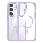 Custodia per telefono per PC altamente trasparente MagSafe anti-impronte, For Samsung Galaxy S25 5G, For Samsung Galaxy S25+ 5G, For Samsung Galaxy S25 Ultra 5G, For Samsung Galaxy S24 Ultra 5G, For Samsung Galaxy S24+ 5G