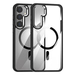 Custodia per telefono per PC altamente trasparente MagSafe anti-impronte, For Samsung Galaxy S25 5G, For Samsung Galaxy S25+ 5G, For Samsung Galaxy S25 Ultra 5G, For Samsung Galaxy S24 Ultra 5G, For Samsung Galaxy S24+ 5G
