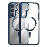 Custodia per telefono per PC altamente trasparente MagSafe anti-impronte, For Samsung Galaxy S25 5G, For Samsung Galaxy S25+ 5G, For Samsung Galaxy S25 Ultra 5G, For Samsung Galaxy S24 Ultra 5G, For Samsung Galaxy S24+ 5G