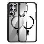 Custodia per telefono per PC altamente trasparente MagSafe anti-impronte, For Samsung Galaxy S25 5G, For Samsung Galaxy S25+ 5G, For Samsung Galaxy S25 Ultra 5G, For Samsung Galaxy S24 Ultra 5G, For Samsung Galaxy S24+ 5G