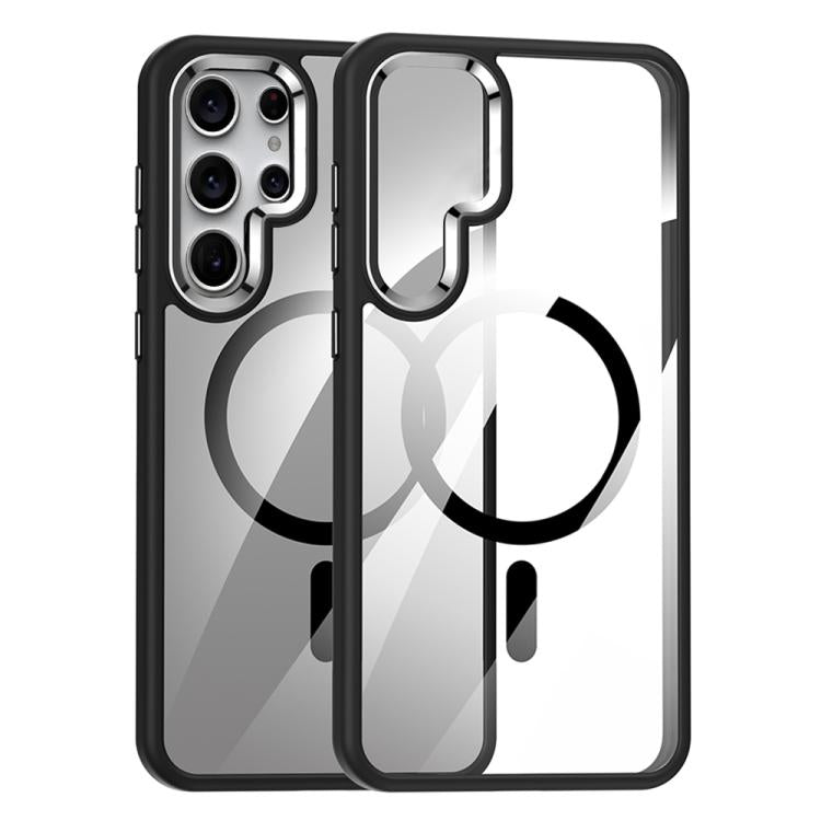 Custodia per telefono per PC altamente trasparente MagSafe anti-impronte, For Samsung Galaxy S25 5G, For Samsung Galaxy S25+ 5G, For Samsung Galaxy S25 Ultra 5G, For Samsung Galaxy S24 Ultra 5G, For Samsung Galaxy S24+ 5G