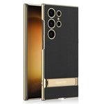 Custodia per telefono GKK Triumph in pelle liscia ultrasottile con supporto, For Samsung Galaxy S24 Ultra 5G
