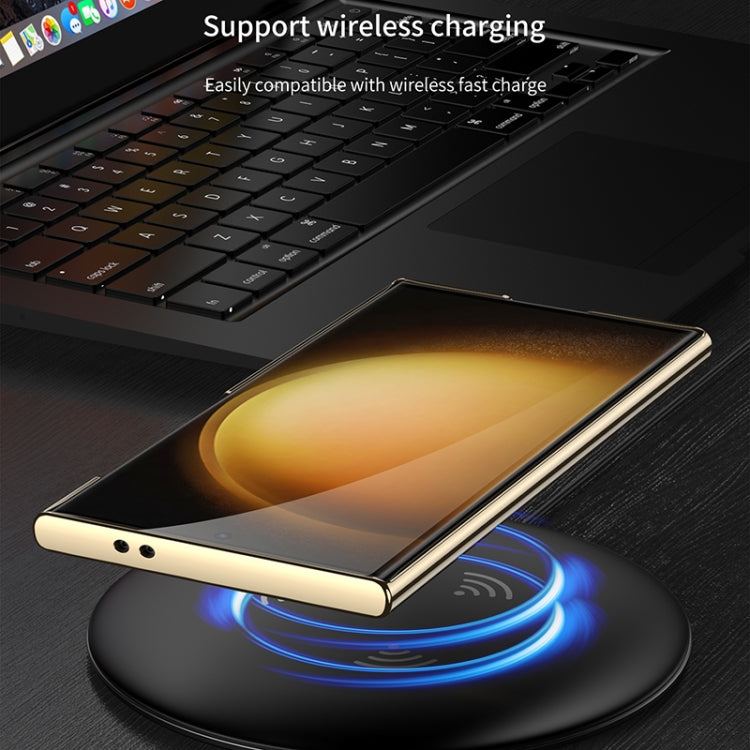 Custodia per telefono GKK Triumph in pelle liscia ultrasottile con supporto, For Samsung Galaxy S24 Ultra 5G