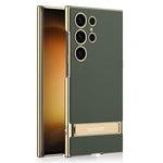 Custodia per telefono GKK Triumph in pelle liscia ultrasottile con supporto, For Samsung Galaxy S24 Ultra 5G