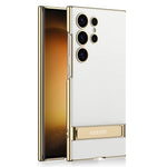 Custodia per telefono GKK Triumph in pelle liscia ultrasottile con supporto, For Samsung Galaxy S24 Ultra 5G