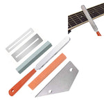 Set strumenti per lucidare e livellare tasti chitarra