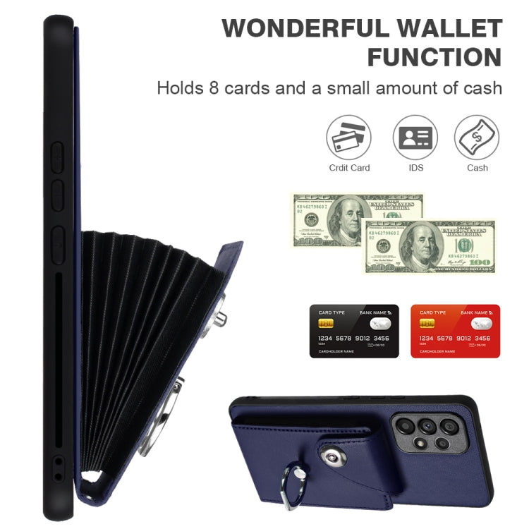 Custodia per telefono in PU con porta carte per organo e cordino, For Samsung Galaxy A52 4G/5G, For Samsung Galaxy A12