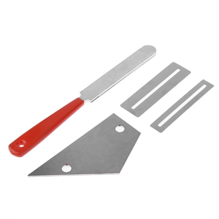 Set strumenti per lucidare e livellare tasti chitarra