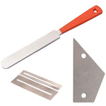 Set strumenti per lucidare e livellare tasti chitarra