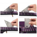 Set strumenti per lucidare e livellare tasti chitarra