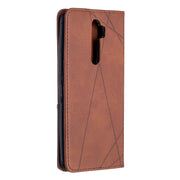 Custodia in pelle magnetica a rotazione orizzontale con struttura a rombo con supporto e slot per schede, For Oppo A5 (2020) / A9 (2020), For Oppo A72 / A52 / A92, For Oppo A31 (2020) / A81, For Samsung Galaxy A21s