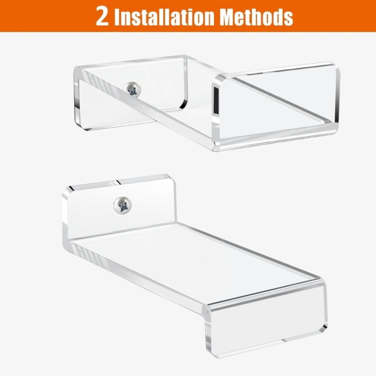 YX075 Staffa per display a parete con ornamenti anime in acrilico per rack di stoccaggio da 6 pezzi / set, YX075