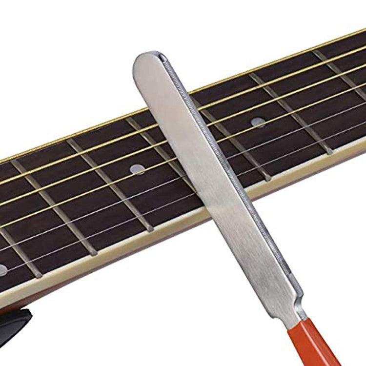 Righello in acciaio per misurare manico chitarra