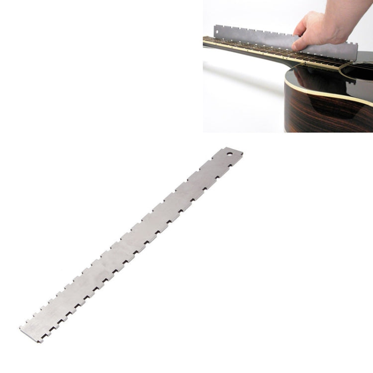 Righello piatto in acciaio per misurare manico chitarra