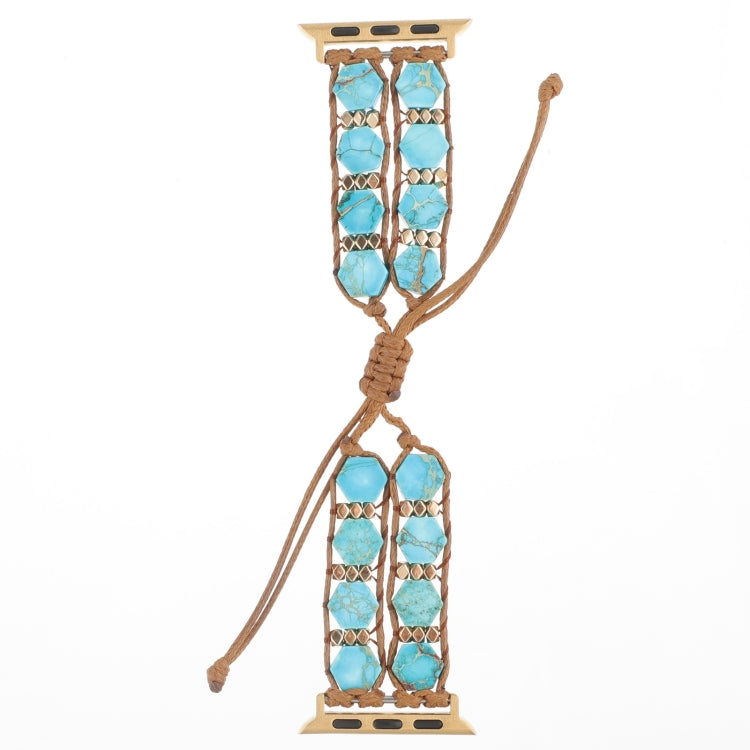 Cinturino per orologio a catena con coulisse e pietre esagonali, For Apple Watch SE 2023 44mm, For Apple Watch SE 2023 40mm, For Apple Watch Ultra 2 49mm, For Apple Watch Series 9 45mm, For Apple Watch Series 9 41mm, For Apple Watch Ultra 49mm