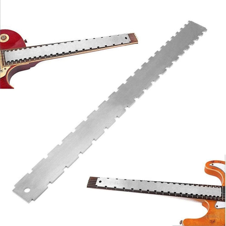 Strumento di riparazione del righello piatto per manico della chitarra, Neck Measuring Ruler