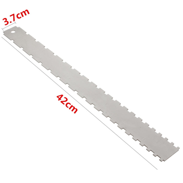Righello piatto in acciaio per misurare manico chitarra
