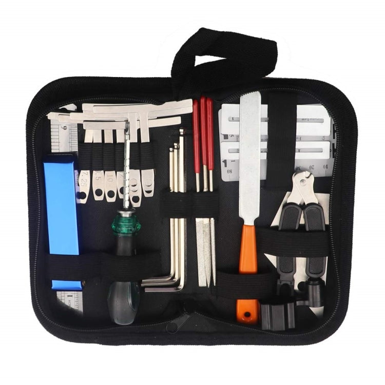 Set strumenti 9 in 1 per sostituzione corde chitarra