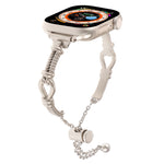 Cinturino per orologio a catena con cinturino in metallo intrecciato, For Apple Watch SE 2023 44mm, For Apple Watch SE 2023 40mm, For Apple Watch Ultra 2 49mm, For Apple Watch Series 9 45mm