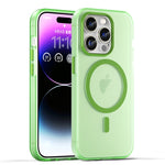 Custodia per telefono MagSafe in TPU satinato traslucido + PC a copertura totale, For iPhone 14, For iPhone 14 Pro