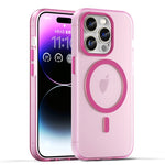 Custodia per telefono MagSafe in TPU satinato traslucido + PC a copertura totale, For iPhone 14, For iPhone 14 Pro