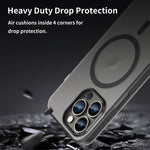 Custodia per telefono MagSafe in TPU satinato traslucido + PC a copertura totale, For iPhone 13 Pro Max, For iPhone 13 Pro