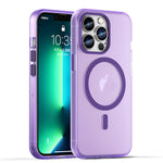Custodia per telefono MagSafe in TPU satinato traslucido + PC a copertura totale, For iPhone 13 Pro Max, For iPhone 13 Pro