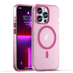 Custodia per telefono MagSafe in TPU satinato traslucido + PC a copertura totale, For iPhone 13 Pro Max, For iPhone 13 Pro