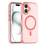 Custodia per telefono MagSafe in TPU satinato traslucido + PC a copertura totale, For iPhone 16, For iPhone 15 Pro Max