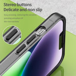 Custodia per telefono MagSafe in TPU satinato traslucido + PC a copertura totale, For iPhone 16 Pro, For iPhone 16 Plus