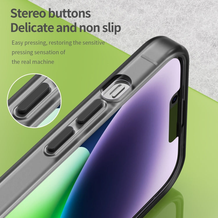 Custodia per telefono MagSafe in TPU satinato traslucido + PC a copertura totale, For iPhone 16 Pro, For iPhone 16 Plus