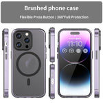Custodia per telefono MagSafe in TPU satinato traslucido + PC a copertura totale, For iPhone Air, For iPhone 16 Pro Max