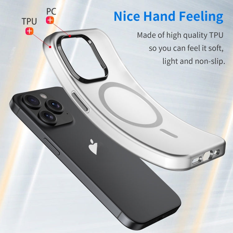 Custodia per telefono MagSafe in TPU satinato traslucido + PC a copertura totale, For iPhone Air, For iPhone 16 Pro Max