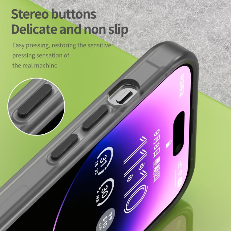 Custodia per telefono MagSafe in TPU satinato traslucido + PC a copertura totale, For iPhone Air, For iPhone 16 Pro Max